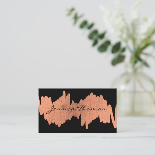 Elegante Uitdrukking Visitekaartje (Staand voorkant)