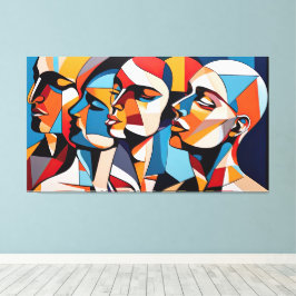 Elegante uitdrukkingen canvas afdruk