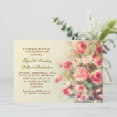 Elegante uitnodiging van de Verlovingspartij (Staand voorkant)