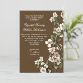 Elegante uitnodiging van de Verlovingspartij (Staand voorkant)