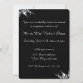 Elegante uitnodiging voor 25-jarig huwelijksjubile (Achterkant)