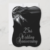 Elegante uitnodiging voor 25-jarig huwelijksjubile (Voorkant)