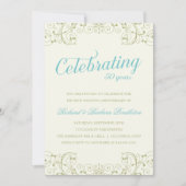 Elegante uitnodiging voor 50-jarig huwelijksjubile (Voorkant)