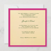 Elegante uitnodiging voor 50-jarig jubileum (Achterkant)