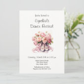 Elegante uitnodiging voor balletuitvoering (Staand voorkant)