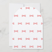 Elegante uitnodiging voor de eerste verjaardag. (Achterkant)