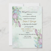 Elegante uitnodiging voor de verloving (Voorkant)