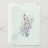 Elegante uitnodiging voor de verloving (Achterkant)