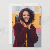 Elegante uitnodiging voor DO-afstuderen (Achterkant)