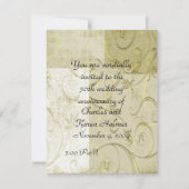 Elegante uitnodiging voor een jubileum (Voorkant)