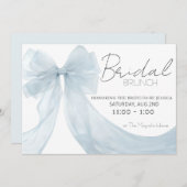 Elegante uitnodiging voor een verjaardagsbrunch me (Voorkant / Achterkant)