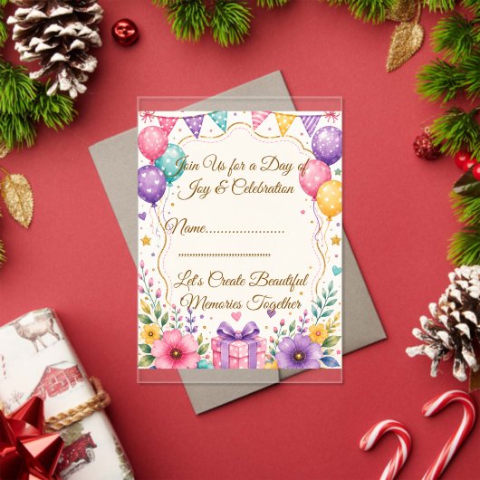 Elegante uitnodiging voor feest Template (Insity (Feestdagen))