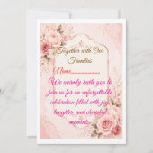 Elegante Uitnodiging Voor Feest Template (Voorkant)