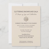 Elegante uitnodiging voor feestdagen (Voorkant)