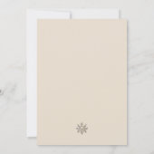 Elegante uitnodiging voor feestdagen (Achterkant)