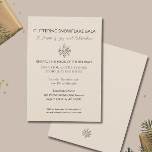 Elegante uitnodiging voor feestdagen