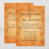 Elegante uitnodiging voor Herfst Sterrenlicht (Voorkant / Achterkant)