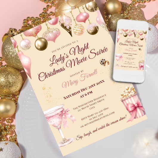 Elegante uitnodiging voor het feest van de feestda