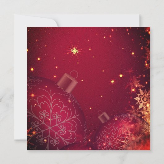 Elegante uitnodiging voor het kerstdiner (Achterkant)