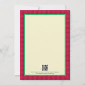 Elegante uitnodiging voor het uitwisselen van vaka (Achterkant)