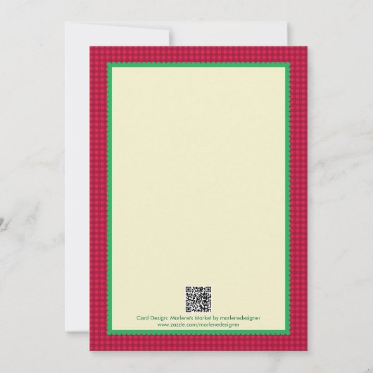 Elegante uitnodiging voor het uitwisselen van vaka (Achterkant)