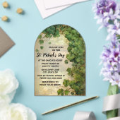 Elegante uitnodiging voor St. Patrick's Day met gr (Insitu (Huwelijk))