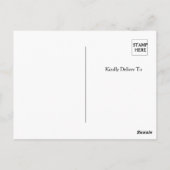 Elegante uitnodiging voor verlovingsfeest met Hall (Achterkant)