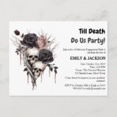 Elegante uitnodiging voor verlovingsfeest met Hall (Voorkant)