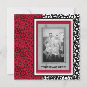 Elegante uitnodigingen voor 50-jarig huwelijksjubi (Voorkant)