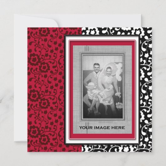 Elegante uitnodigingen voor 50-jarig huwelijksjubi (Voorkant)