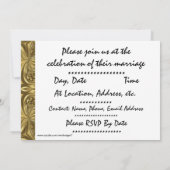 Elegante uitnodigingen voor 50-jarig jubileumfeest (Achterkant)