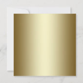 Elegante uitnodigingen voor een zwart-gouden kerst (Achterkant)