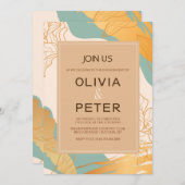 Elegante uitnodigingen voor feestjes (Voorkant / Achterkant)