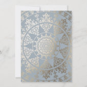 Elegante uitnodigingen voor jubileumfeest met goud (Achterkant)