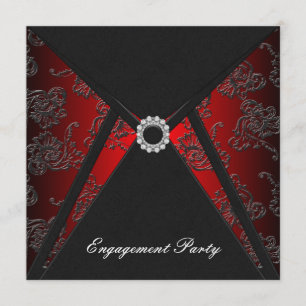 Elegante uitnodigingen voor verlovingsfeest