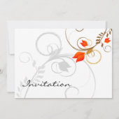 Elegante Uitnodigingskaart Kaart (Achterkant)