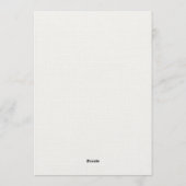 Elegante uitnodigingskaart voor een nieuwjaar 2026 kaart (Achterkant)