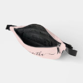 Elegante uitroepteken naam heuptasje (Open)