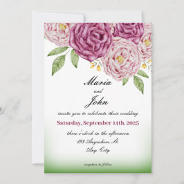 Elegante unieke chique romantische minimalistische kaart