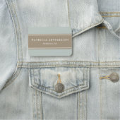 Elegante unieke gouden zonsopgang op zachte blauwe naamplaatje (In situ)