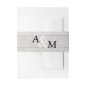 Elegante unieke krant bruiloft uitnodiging suite uitnodigingen wikkel (Voorkant Voorbeeld)