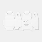 Elegante Union Wedding Verloving repetitie diner Bedankdoosjes (Uitgevouwen)