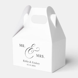 Elegante Union Wedding Verloving repetitie diner Bedankdoosjes