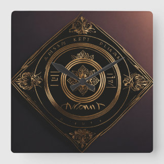 Elegante uurwerken: de rijke designklok verzamelt vierkante klok