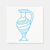 Elegante vaas servetten (Voorkant)