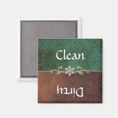 Elegante Vaatwasser Magnet (Voorkant / Achterkant)