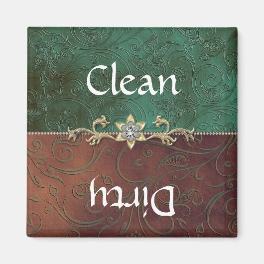 Elegante Vaatwasser Magnet (Voorkant)