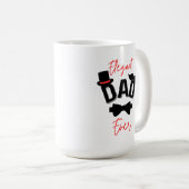 Elegante vader ooit Vaderdag Koffiemok (Voorkant rechts)