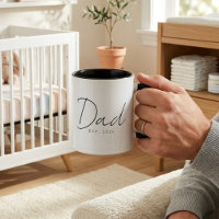 Elegante Vader Opgerichte Jaar Minimalistisch Fami
