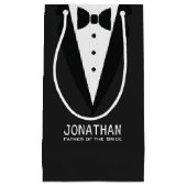 Elegante vader van de bruid bruiloft Tuxedo Klein Cadeauzakje (Voorkant)